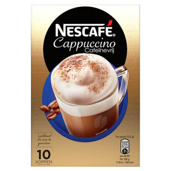 Nescaf&eacute; Gold Cappuccino Cafe&iuml;ne Vrij 125gr