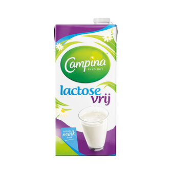 Campina Halfvollemelk Lactose vrij 1ltr