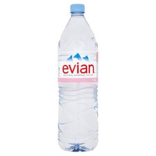 Evian water 1,5ltr