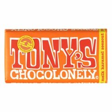 Tony's Chocolony Melk Karamelzout 180gr